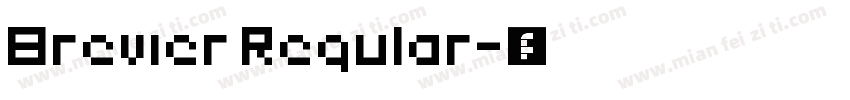 Brevier Regular字体转换